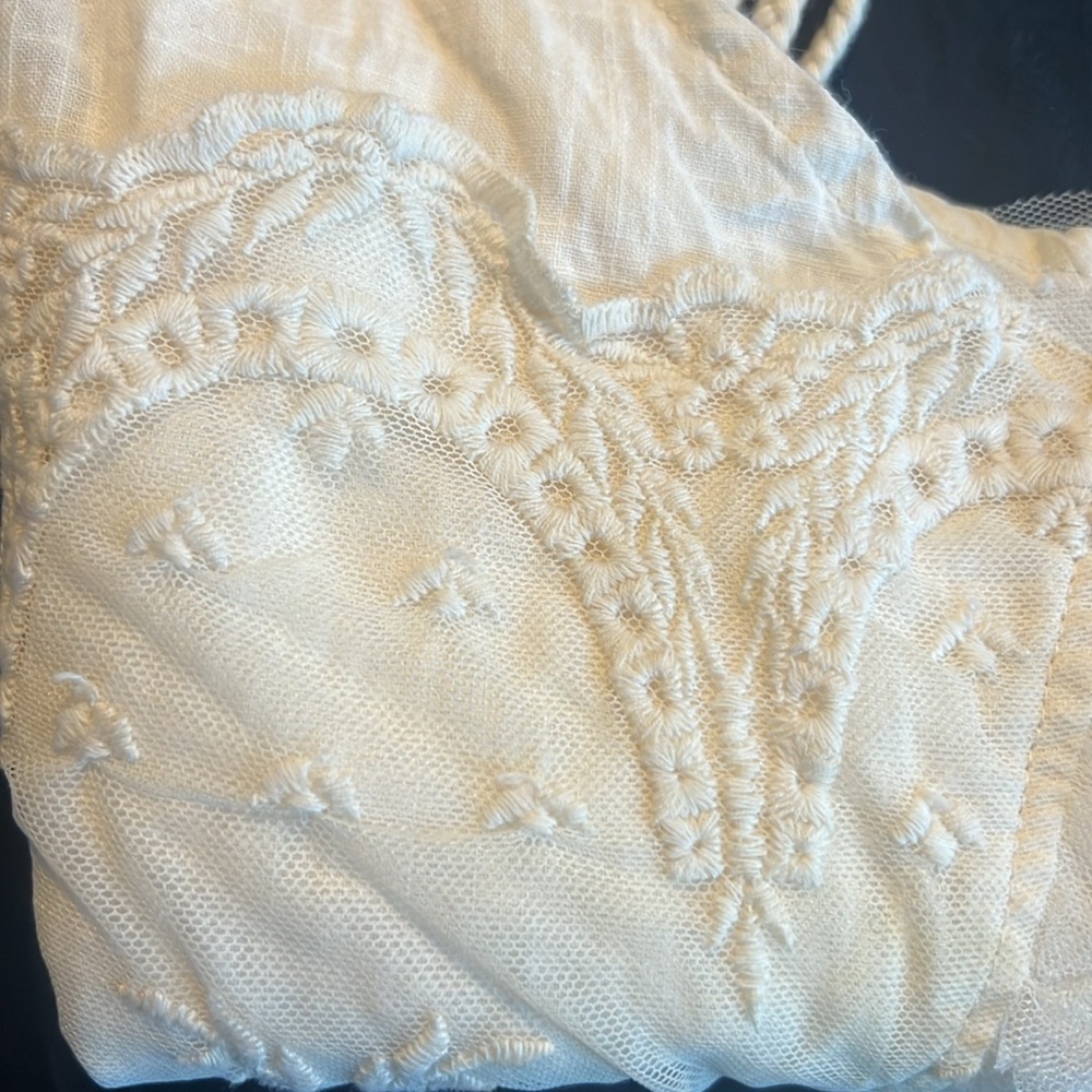 Boutique linen lace  ruffle bubble - Picture 3 of 3